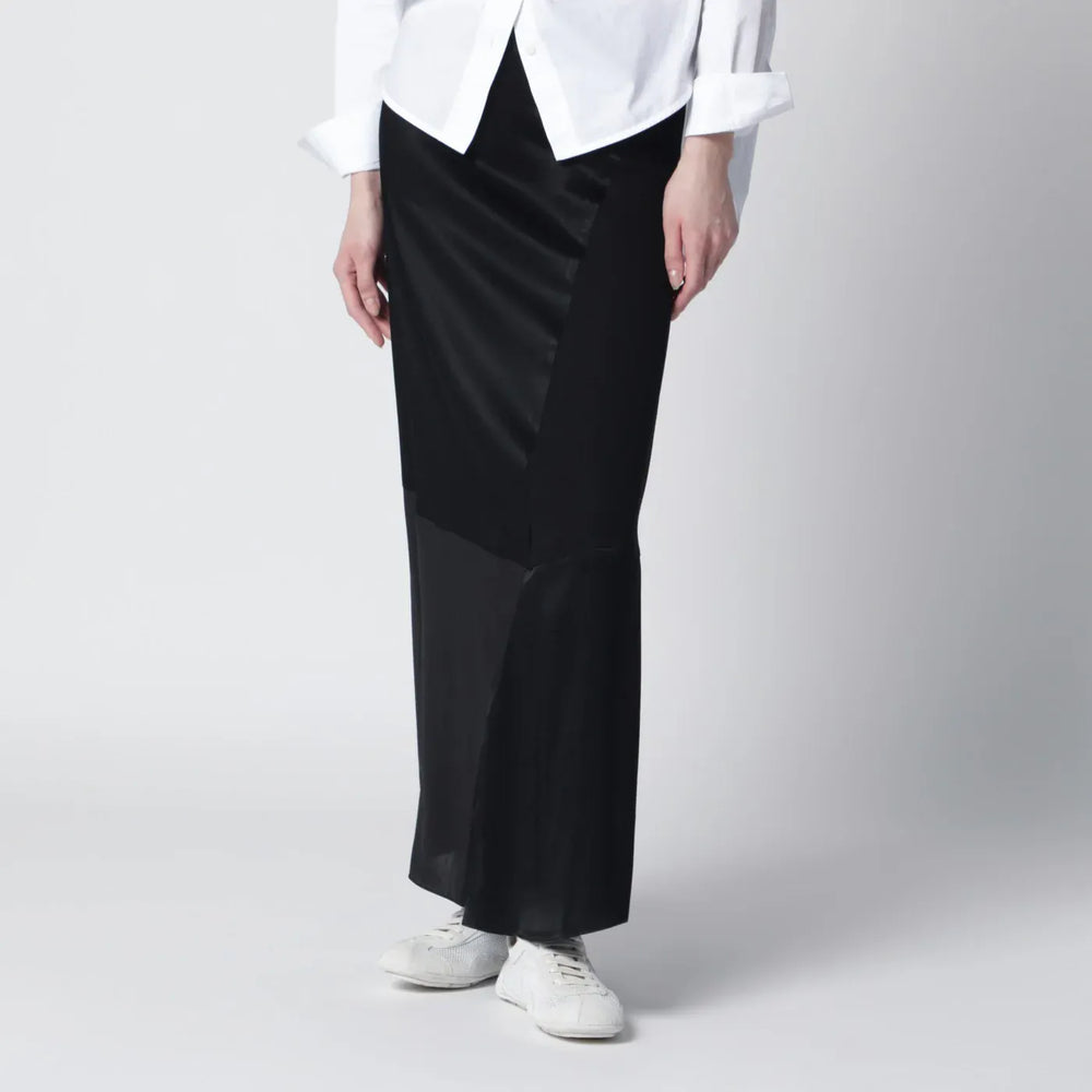 6397 - Black patchwork skirt Brand Skirts S