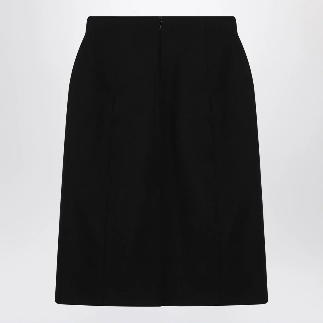 Balenciaga - Black Hourglass midi skirt Brand Skirts 38  FR