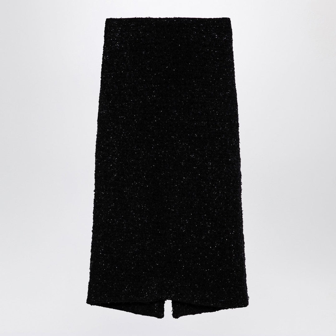 Skirts Balenciaga - Black tweed midi skirt Brand