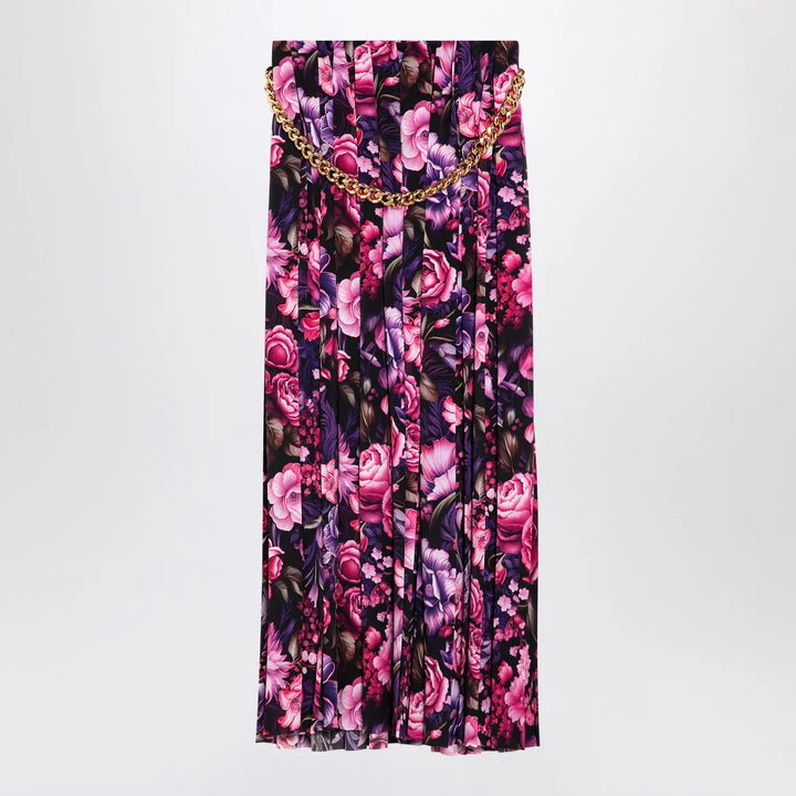 Balenciaga - Long pleated floral skirt Brand Skirts 38  FR