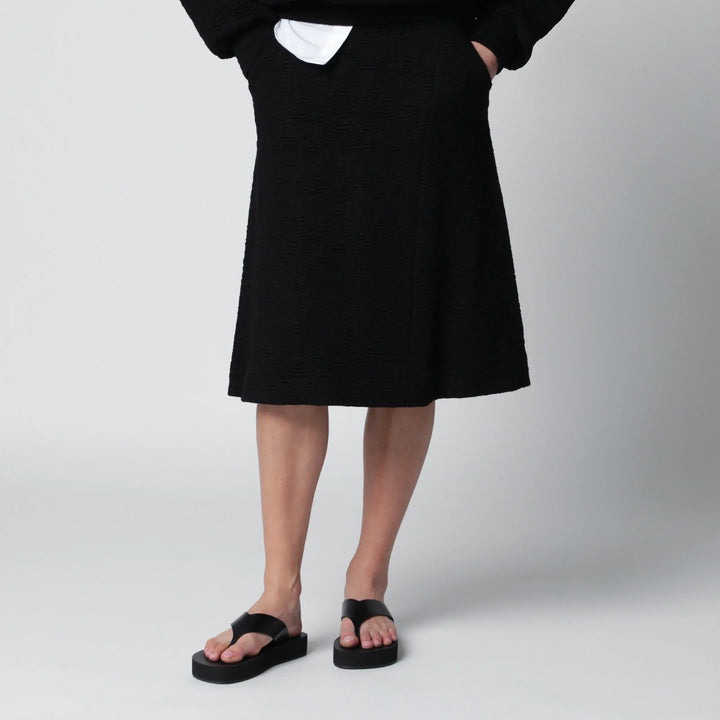 Dries Van Noten - Black viscose-blend skirt Brand Skirts XS