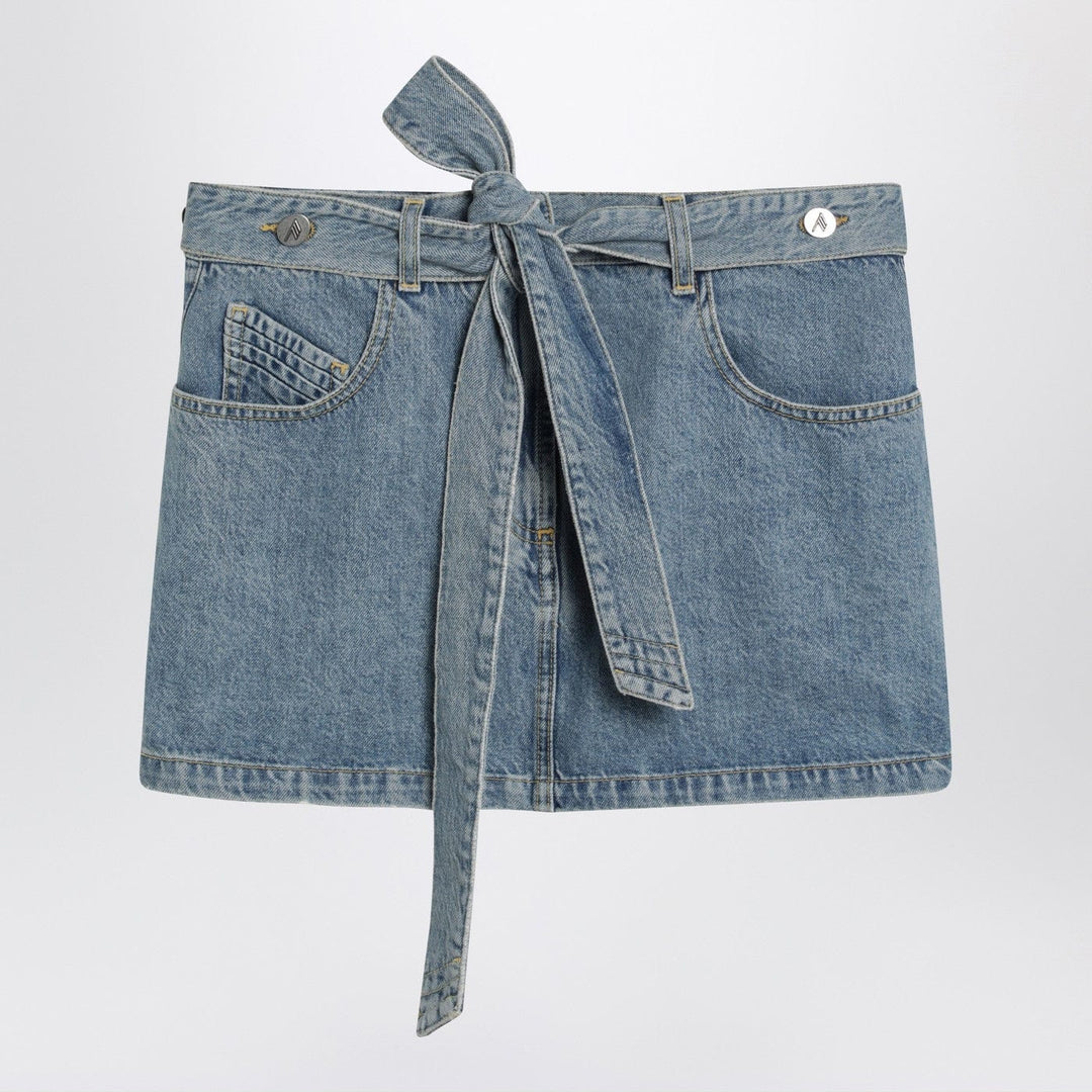 Skirts The Attico - Light blue denim mini skirt Brand