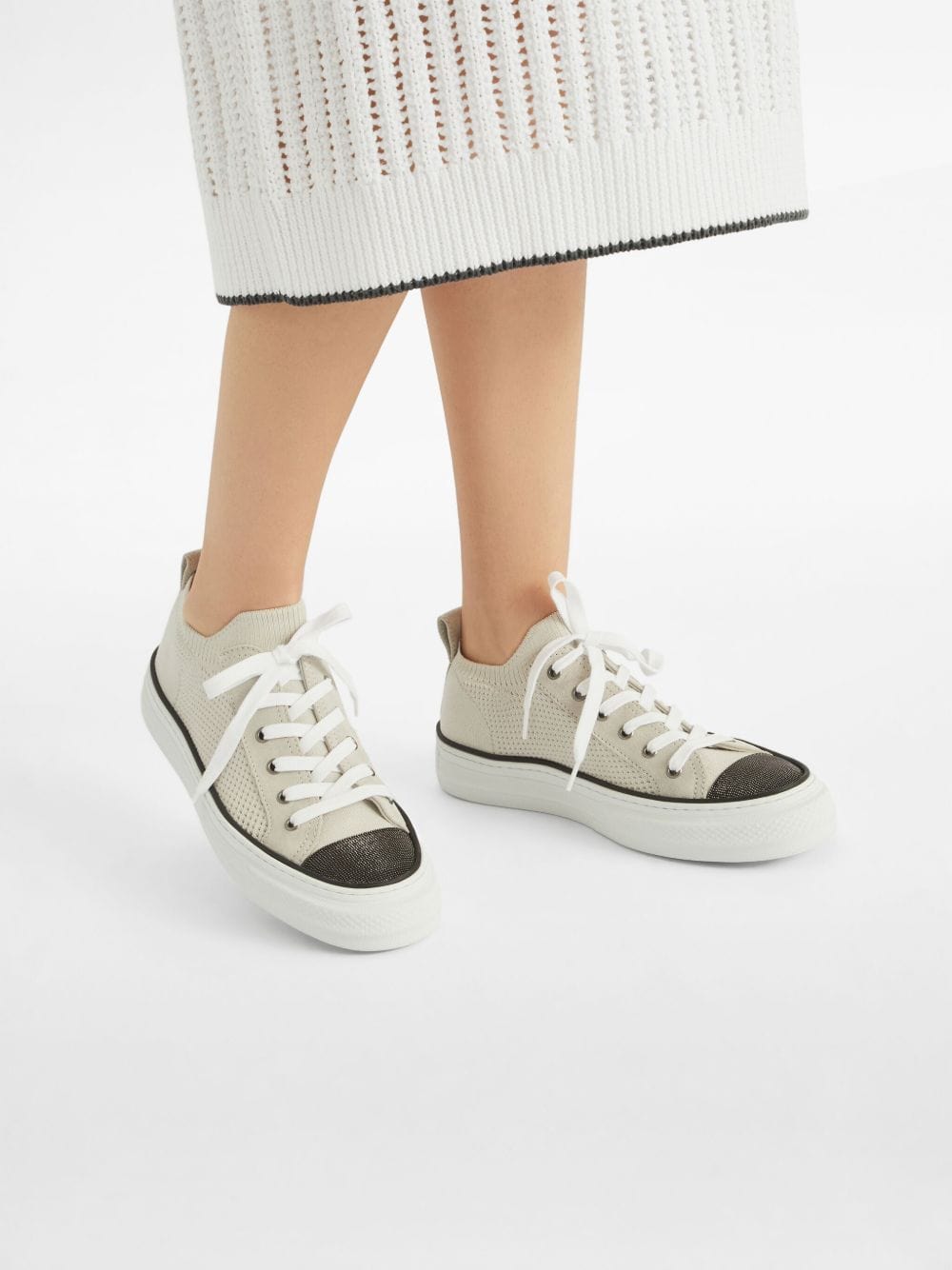 Brunello Cucinelli Sneakers 40 Brunello Cucinelli Sneakers White Brunello Cucinelli Sneakers White Brand