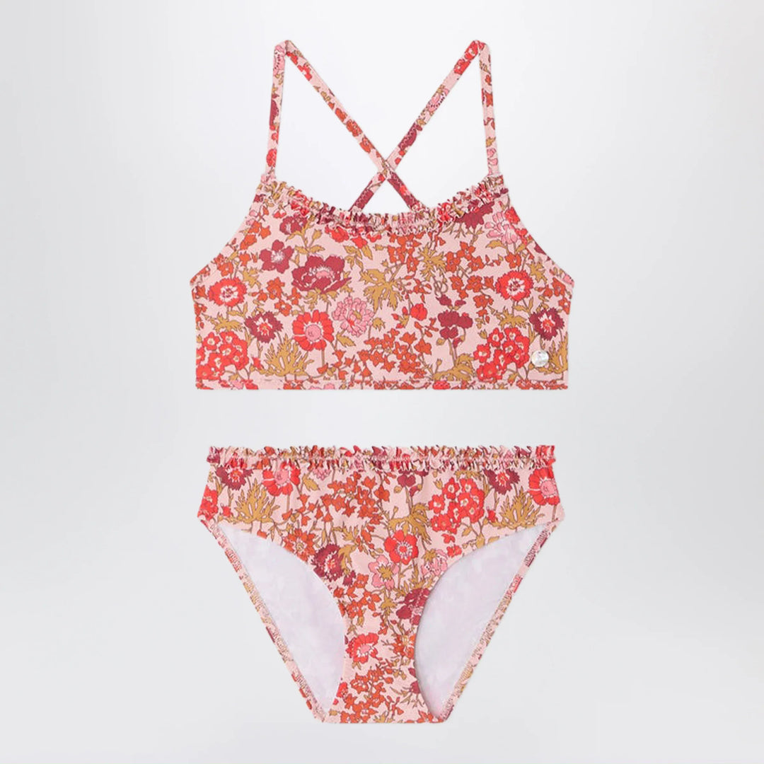 Bonpoint - Lais pink swimsuit in Liberty fabric Brand Swimsuit