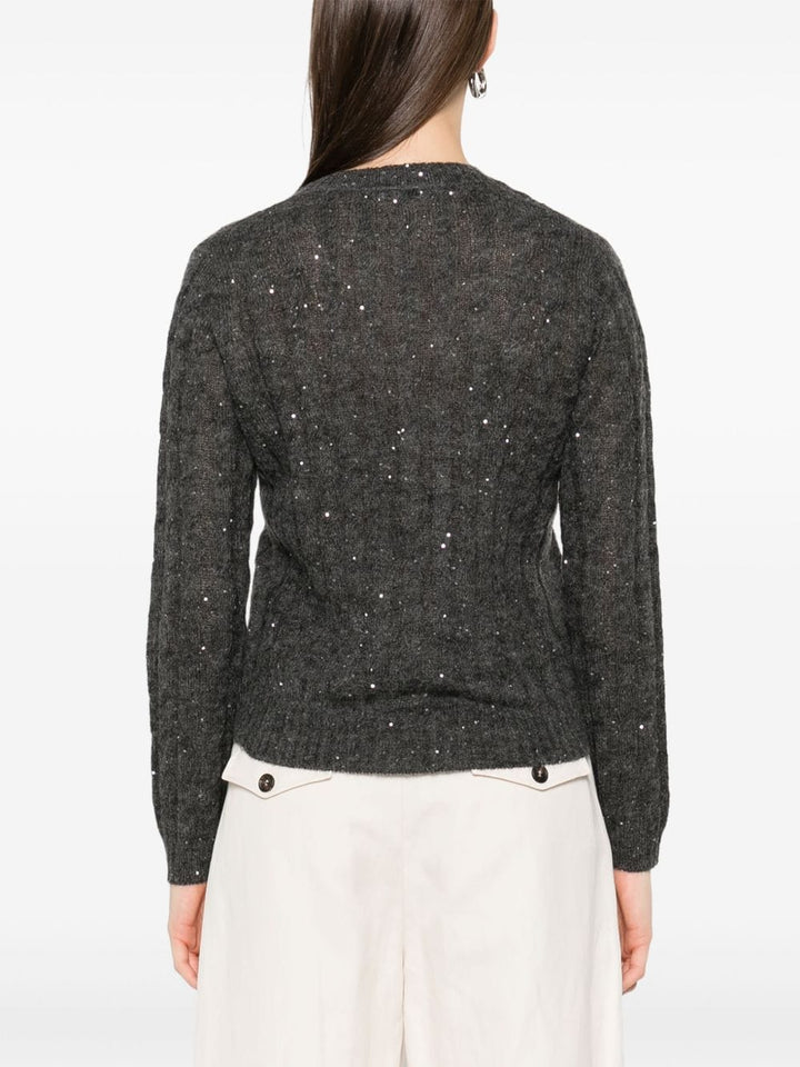 Brunello Cucinelli Topwear Brunello Cucinelli Sweaters Grey Brunello Cucinelli Sweaters Grey Brand