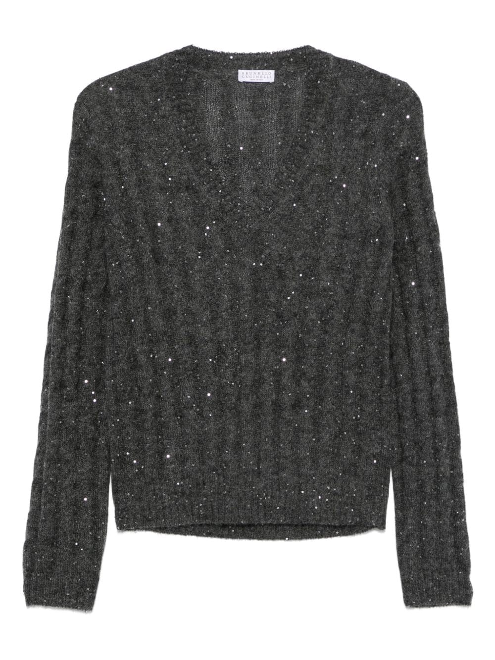 Brunello Cucinelli Topwear Brunello Cucinelli Sweaters Grey Brunello Cucinelli Sweaters Grey Brand