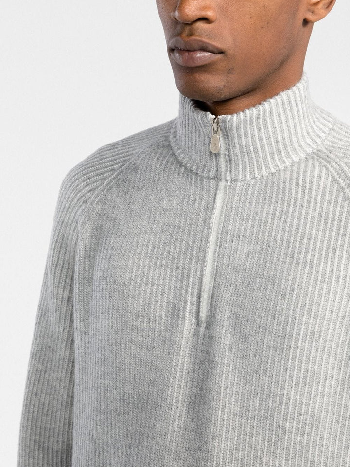 Brunello Cucinelli Topwear Brunello Cucinelli Sweaters Light Grey Brunello Cucinelli Sweaters Light Grey Brand