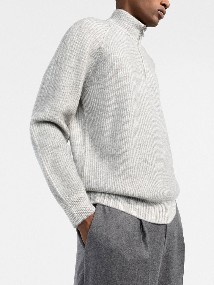 Brunello Cucinelli Topwear Brunello Cucinelli Sweaters Light Grey Brunello Cucinelli Sweaters Light Grey Brand