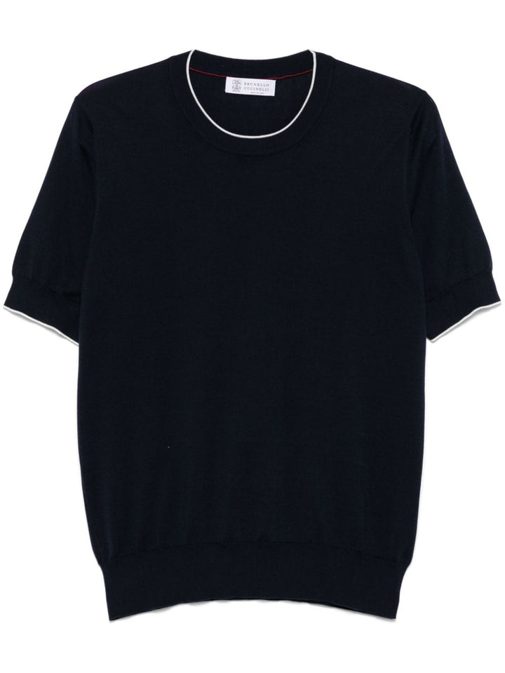 Brunello Cucinelli Topwear 48 Brunello Cucinelli T-shirts and Polos Blue Brunello Cucinelli T-shirts and Polos Blue Brand