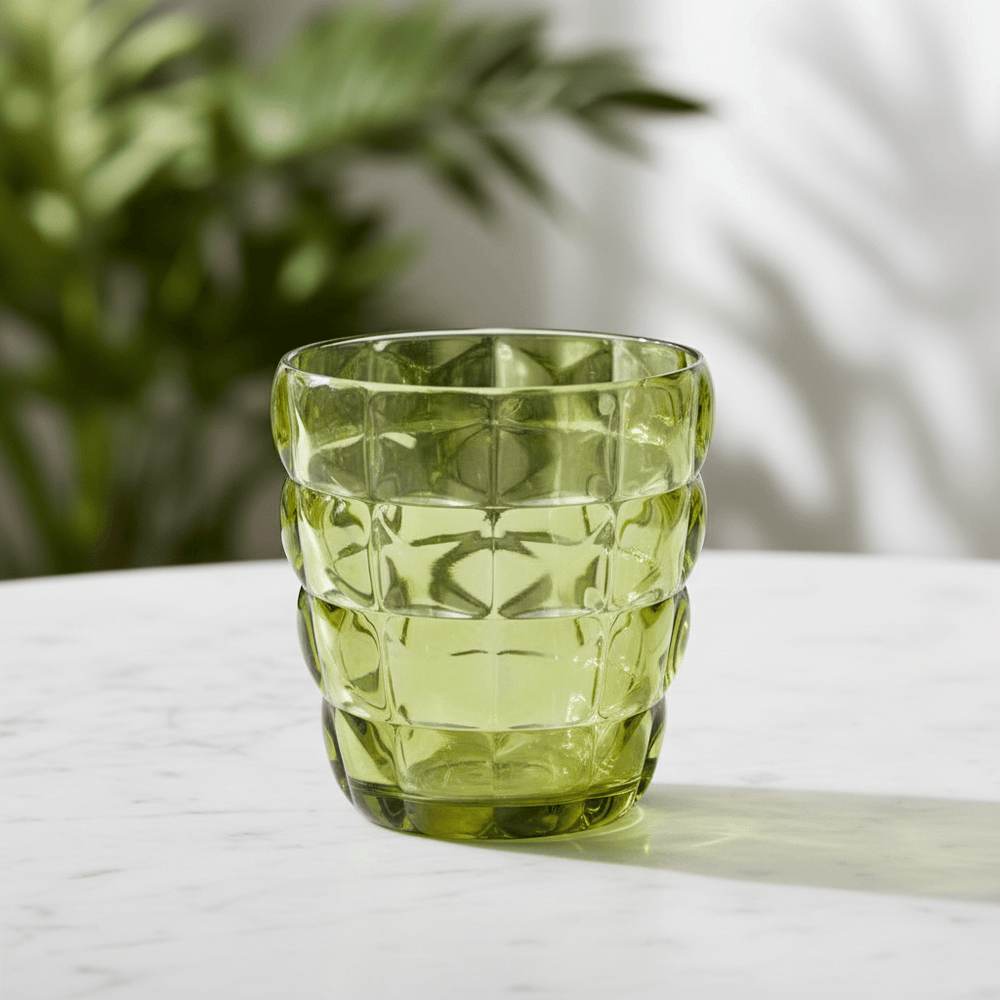 Mario Luca Giusti Diamante Set of 5 Tumblers Light Green Brand Tumblers