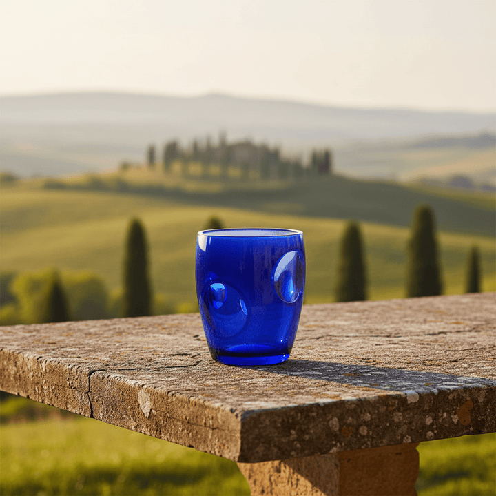 Mario Luca Giusti Fisheye Set of 2 Tumblers Blue Brand Tumblers
