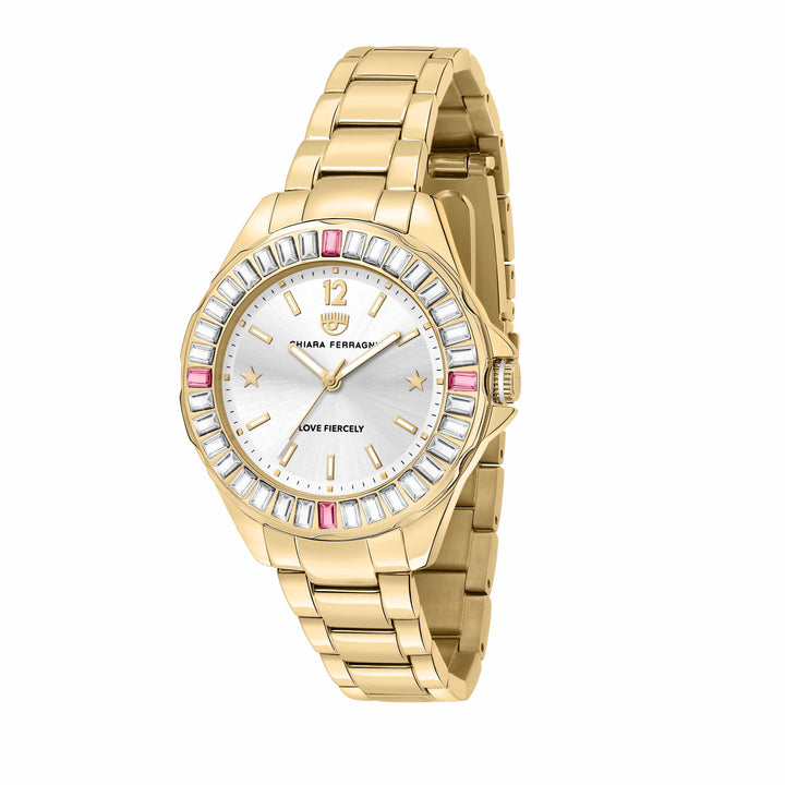 Chiara Ferragni Watch Chiara Ferragni Sport Gold Watch Brand