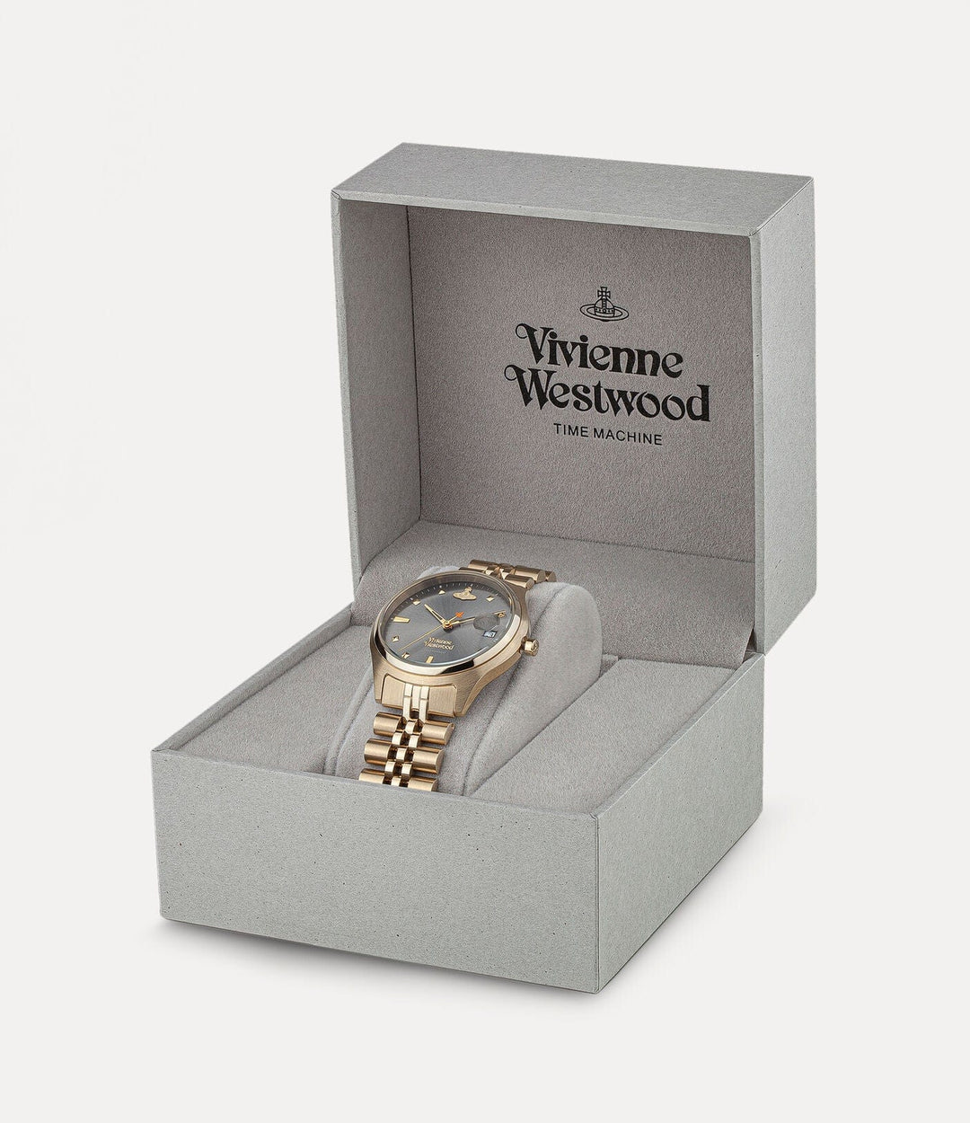 Vivienne Westwood Watch Vivienne Westwood Camberwell Watch Grey Gold Stainless Steel Women's Designer I Vivienne Westwood I Camberwell Grey Gold Stainless Steel Brand