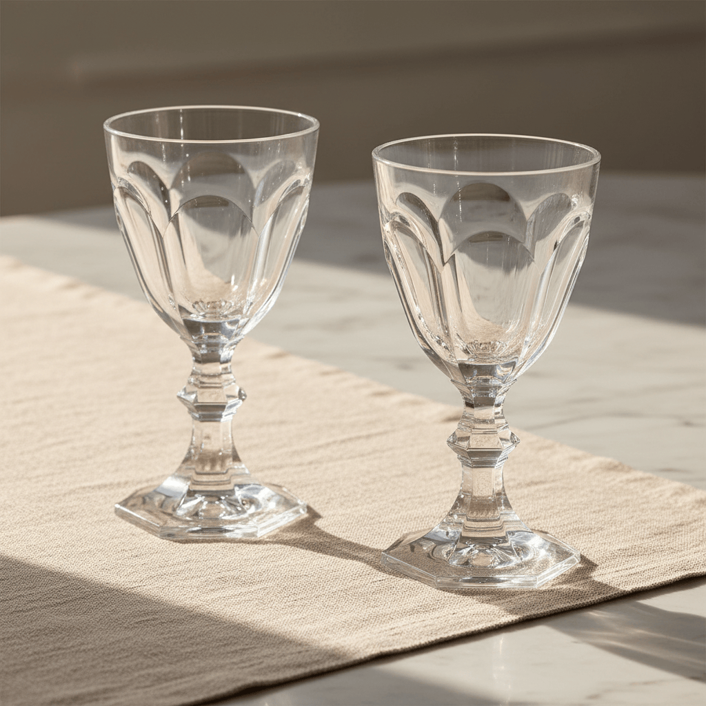 Mario Luca Giusti Dolce Vita Set of 2 Water Glass Clear Brand Water Glass
