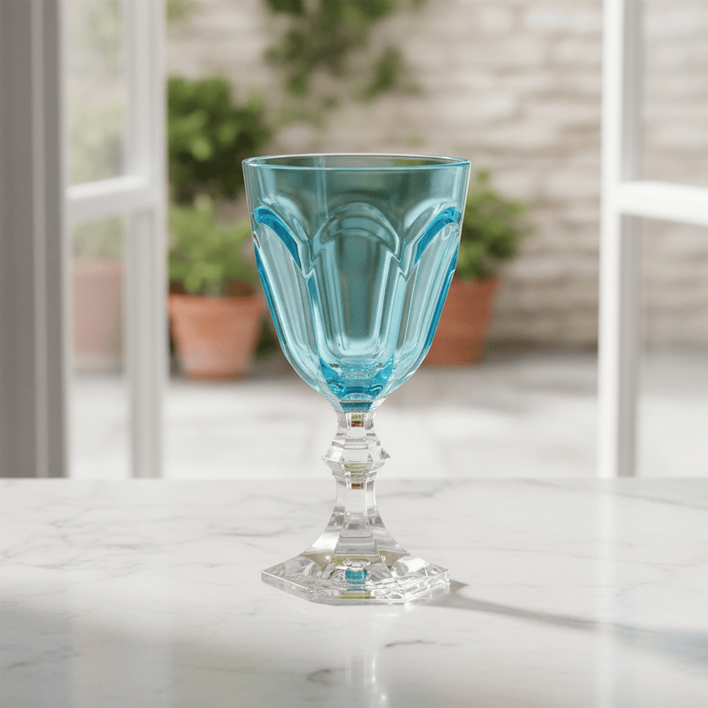 Mario Luca Giusti Dolce Vita Set of 2 Water Glass Turquoise Brand Water Glass