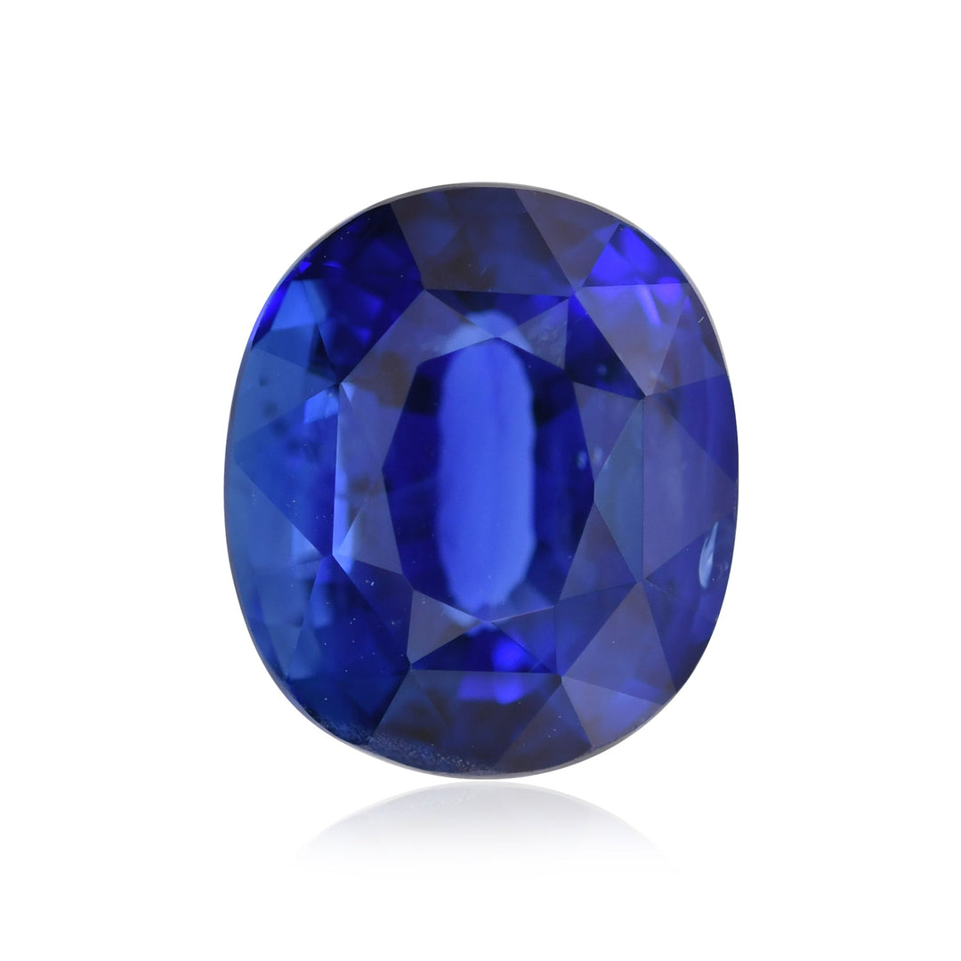 6.11 Carat Blue SRI LANKAN Cushion Sapphire CD
