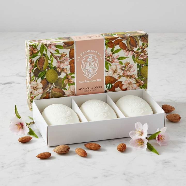 La Florentina Sweet Almond Soaps - Marble Lifestyle