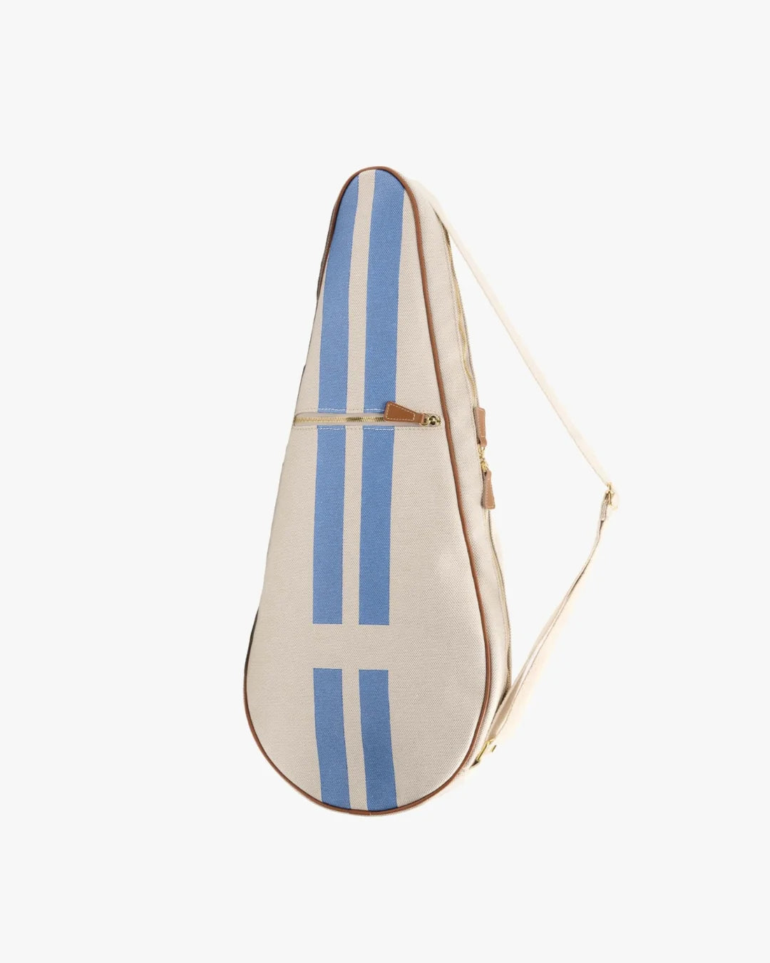 My Style Bags Personalised Glamour Tennis Bag - 12nt Stripes Light Blue