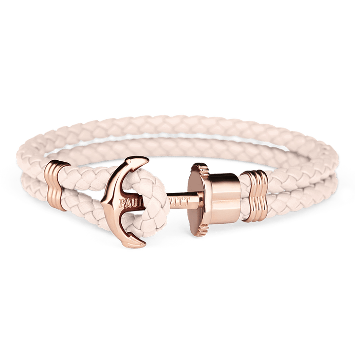 Paul Hewitt Bracelet Paul Hewitt Phrep Leather Rose Gold / Pink Rose Bracelet - S Brand